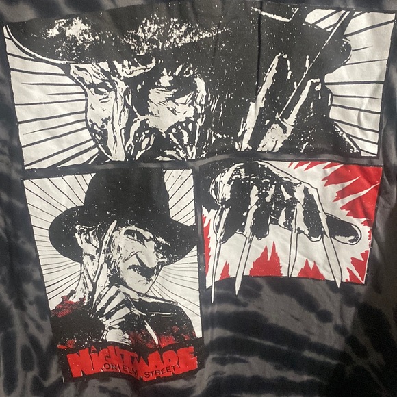 Freddy Krueger set Cap & Tie-Dye tee/dress 2X - Picture 3 of 13
